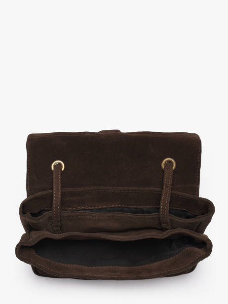 Cross Body Tas Leather Leder Biba Bruin leather HAZ1L ander zicht 2